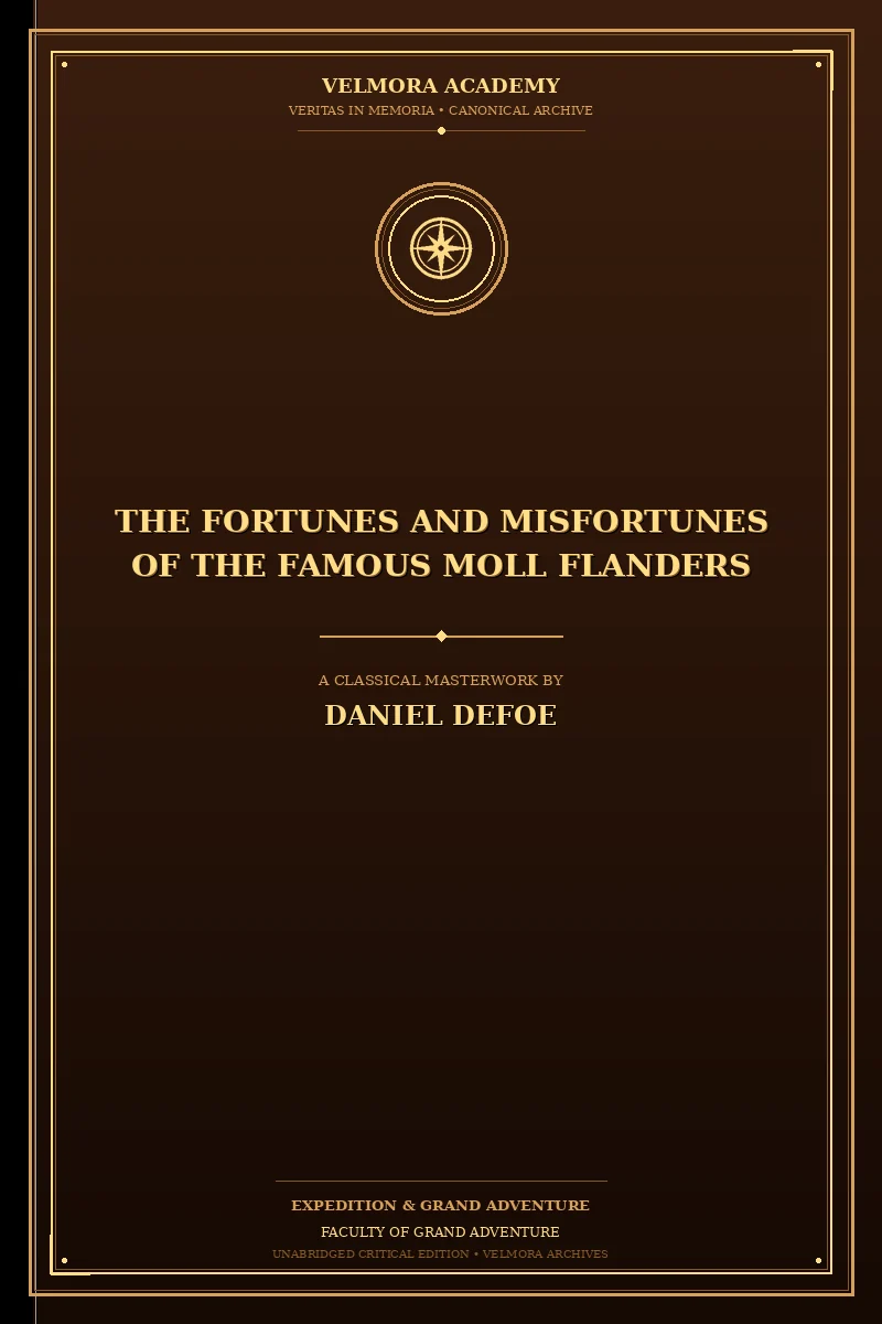 Cover of The Fortunes and Misfortunes of the Famous Moll Flanders