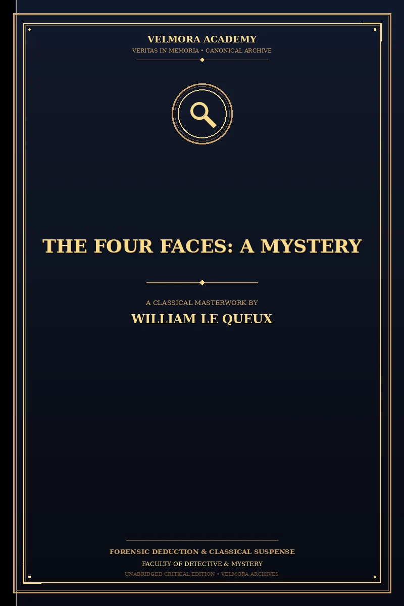 Cover of The Four Faces: A Mystery