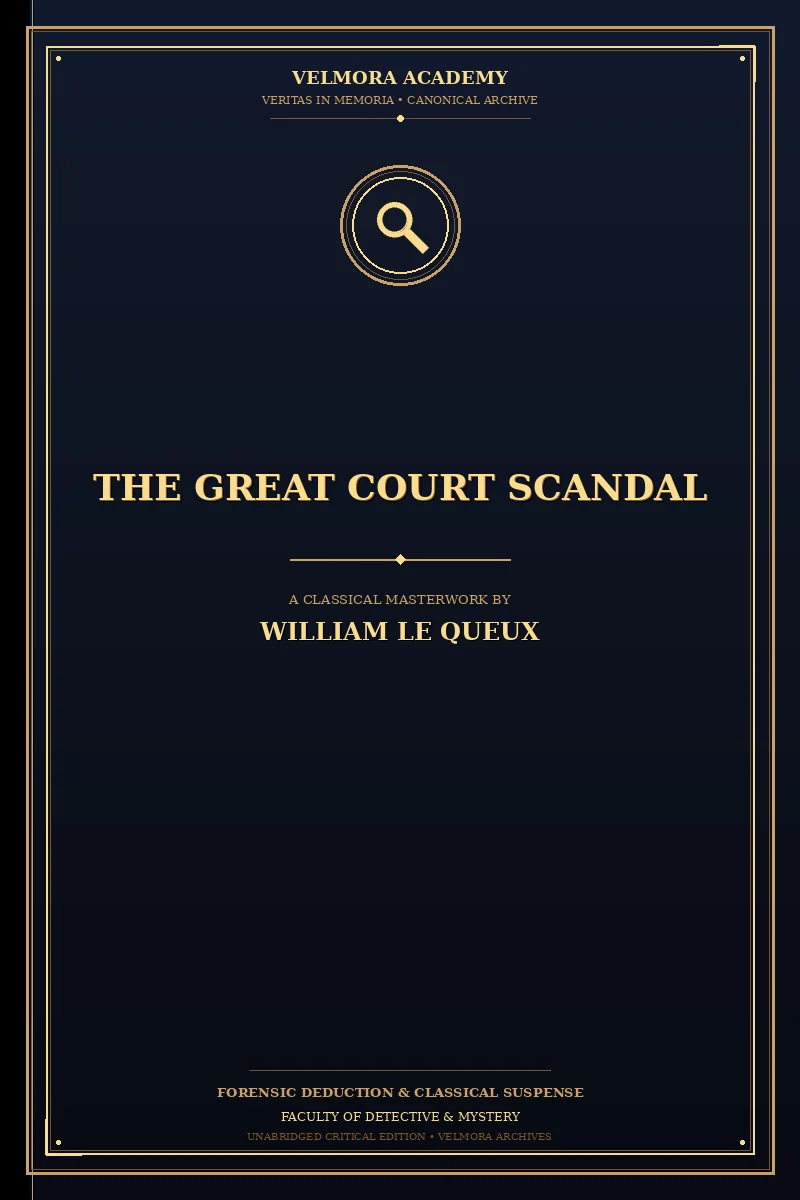 Cover of The Great Court Scandal