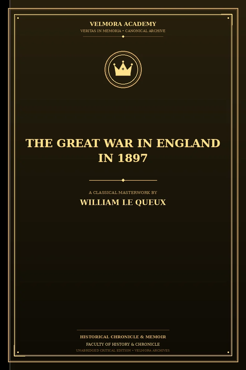 Cover of The Great War in England in 1897