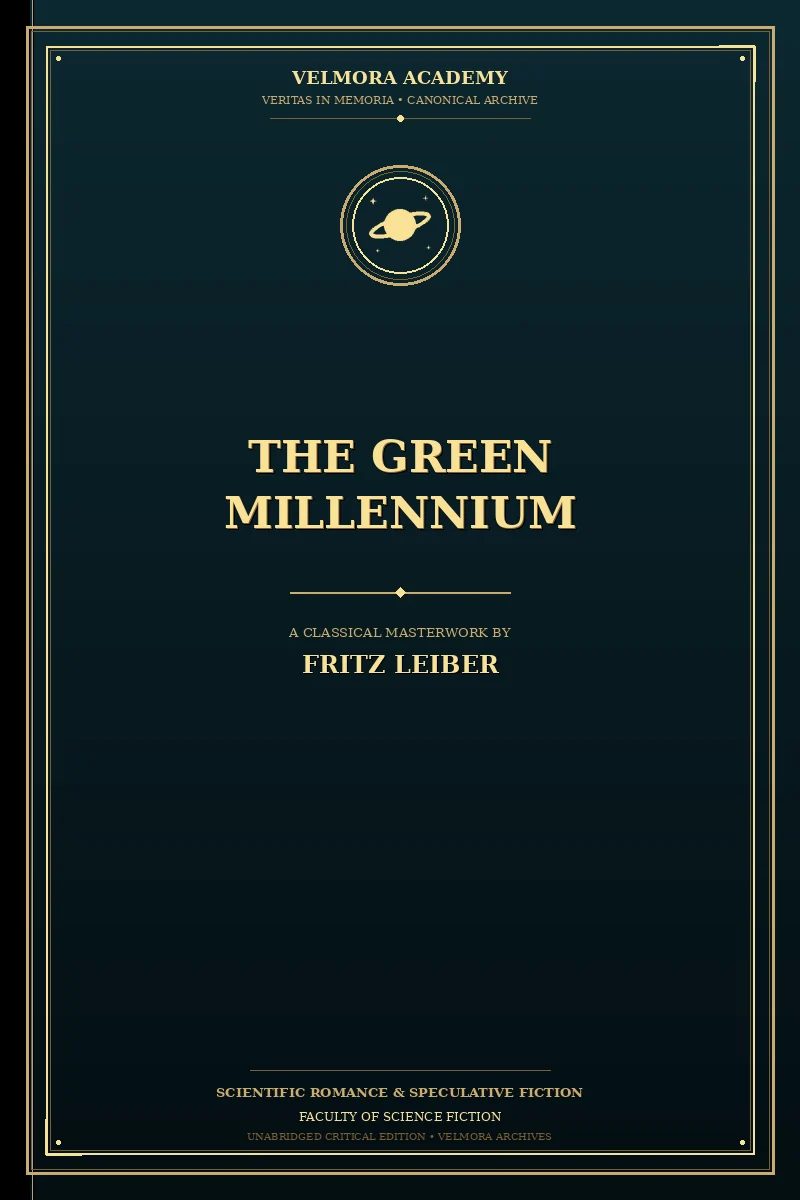 Cover of The Green Millennium
