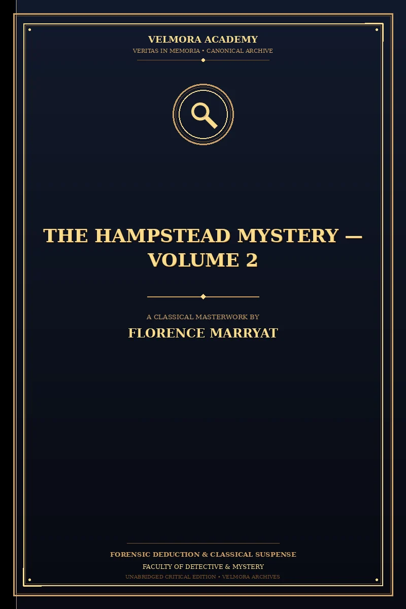 Cover of The Hampstead mystery — Volume 2