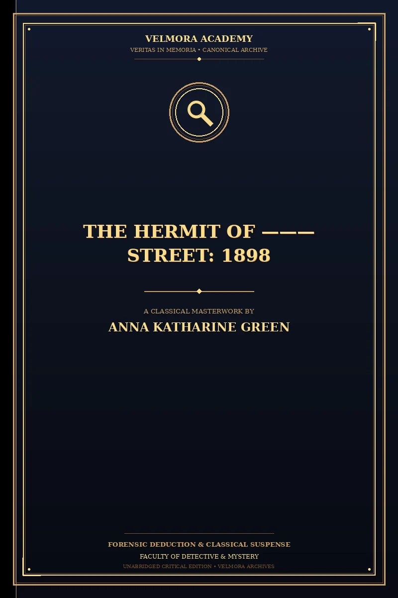Cover of The Hermit Of ——— Street: 1898