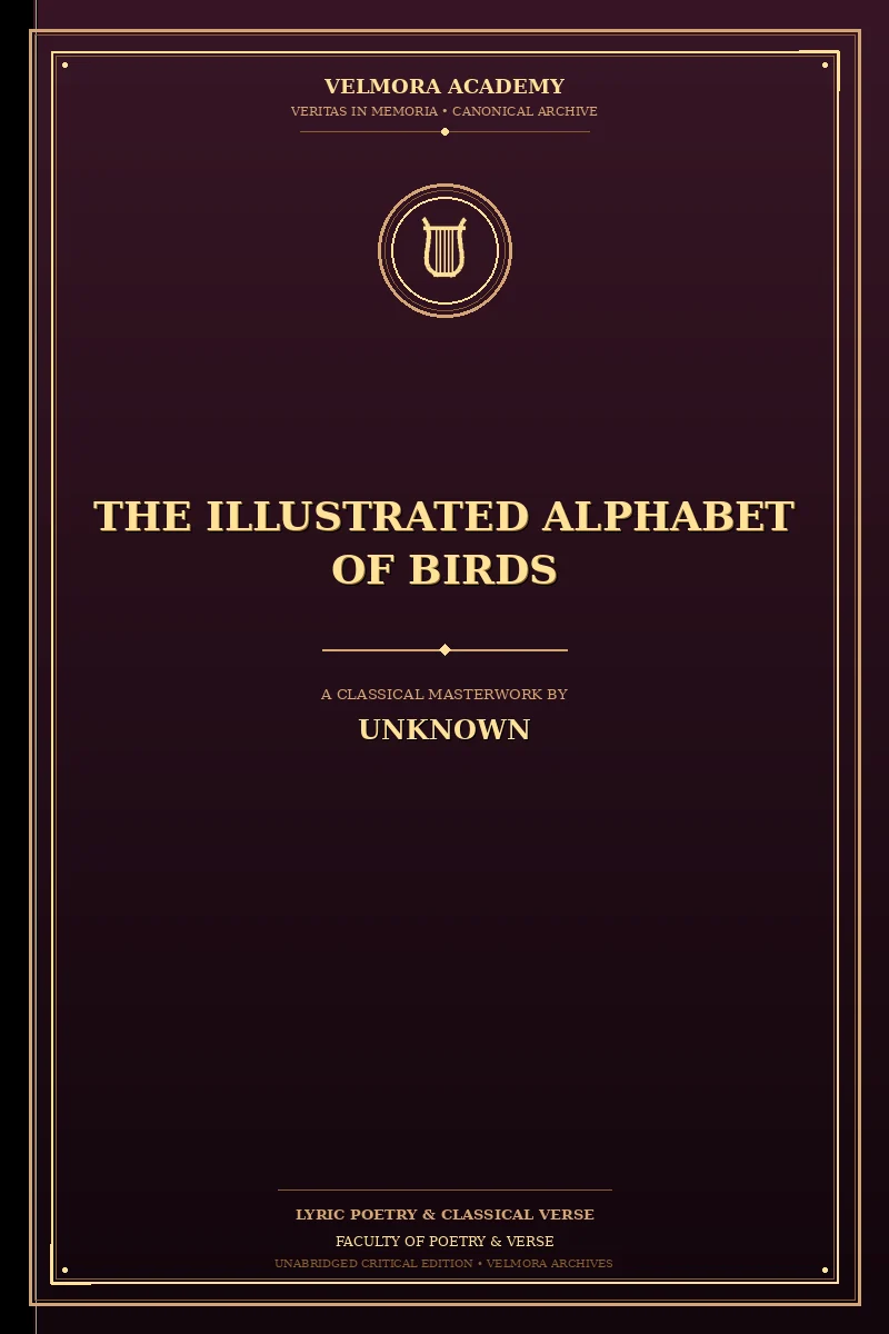 Cover of The Illustrated Alphabet of Birds