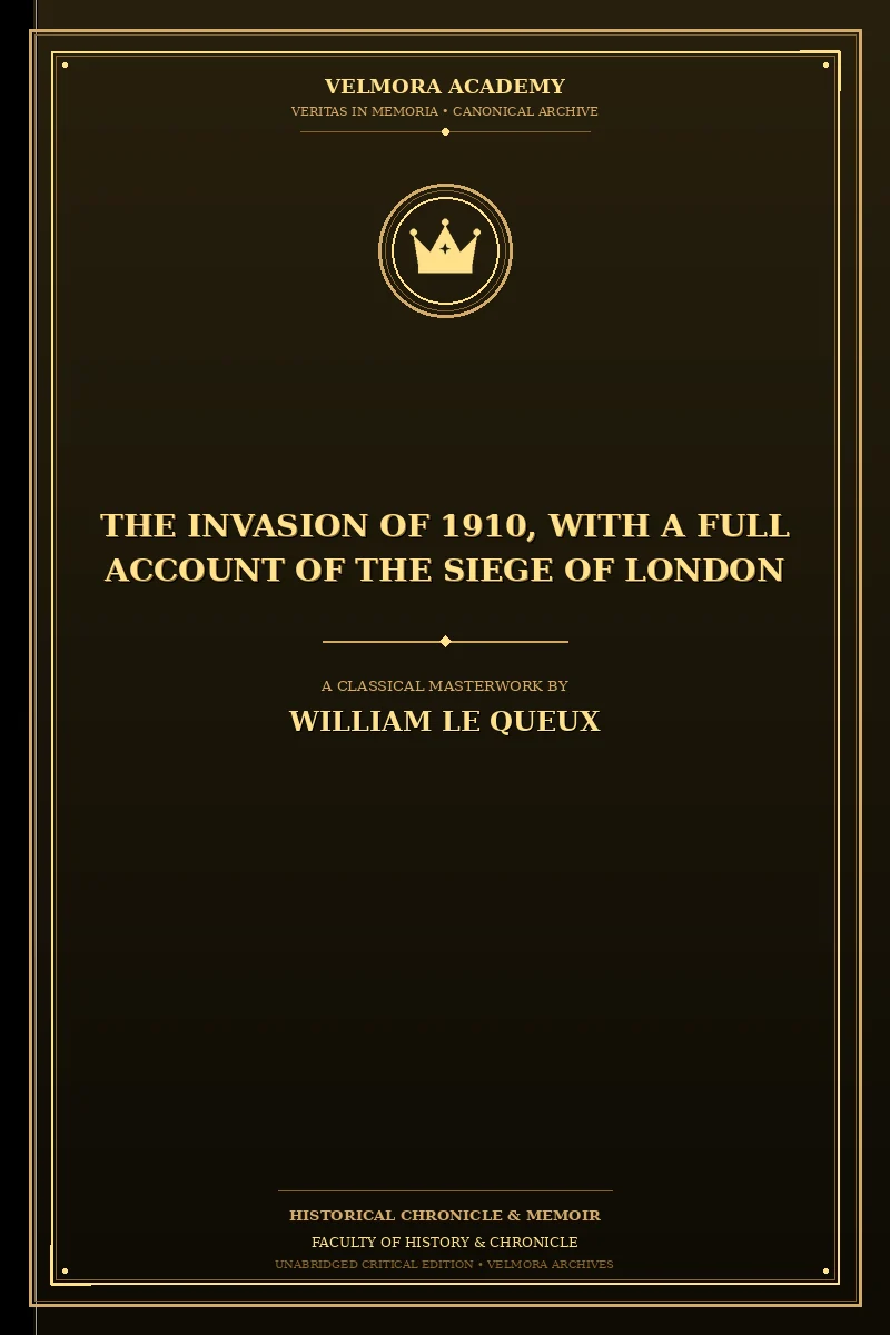 Cover of The Invasion of 1910, with a Full Account of the Siege of London