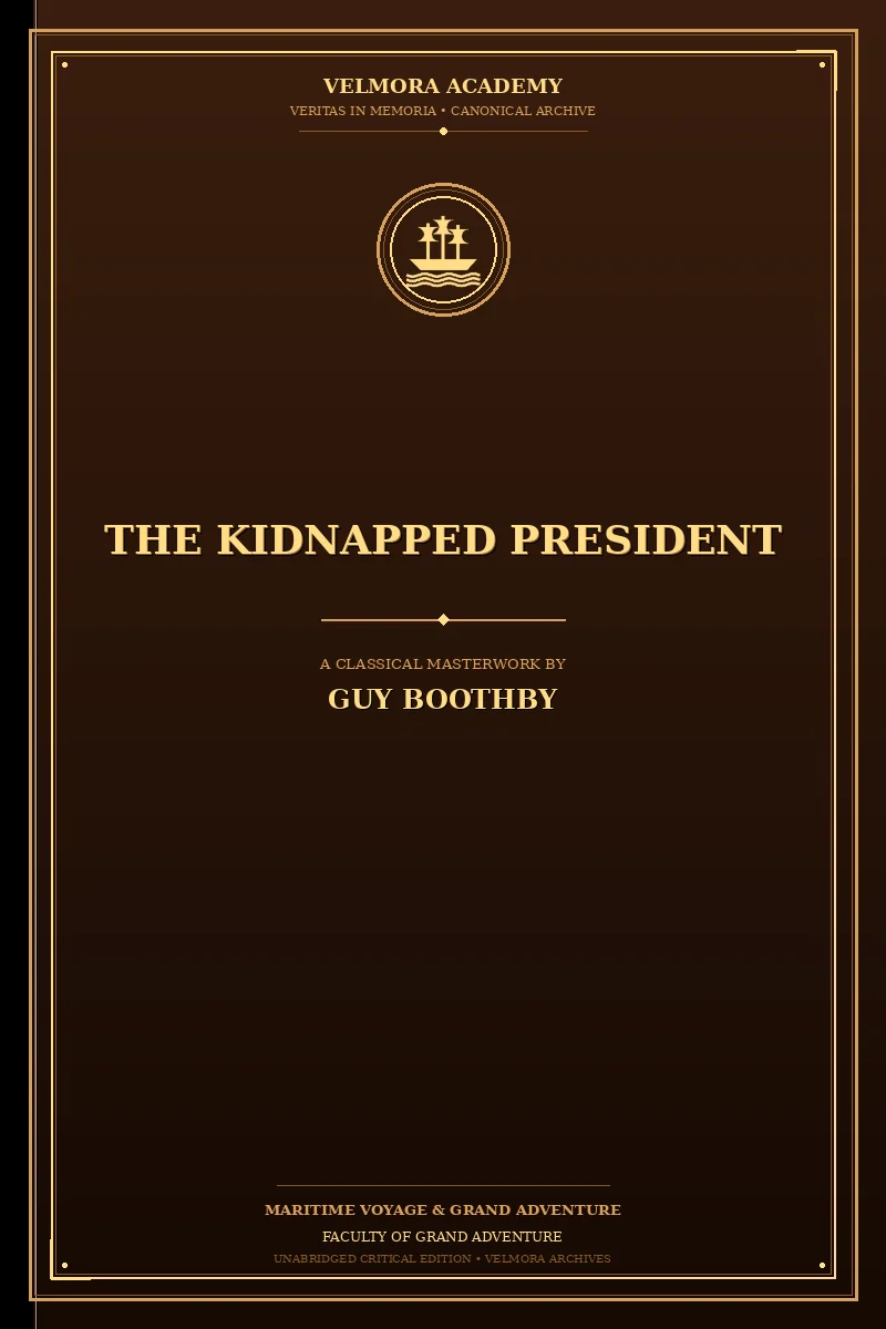 Cover of The Kidnapped President