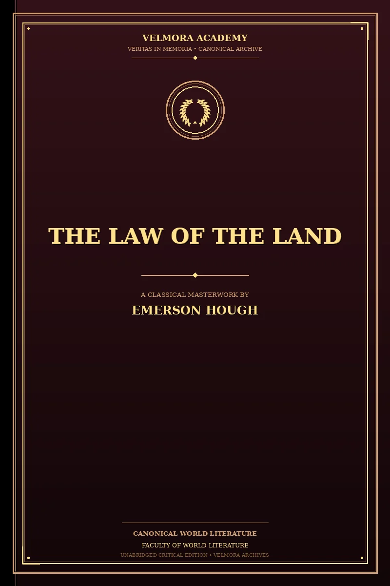 Cover of The Law of the Land