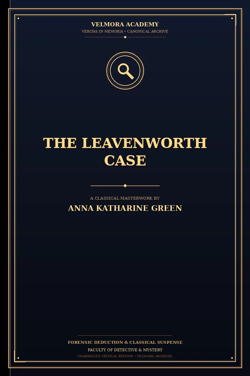 Cover of The Leavenworth Case