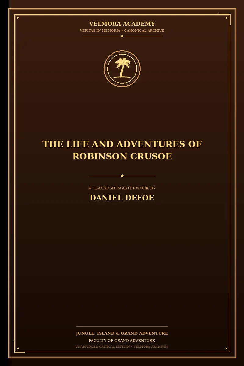 Cover of The Life and Adventures of Robinson Crusoe