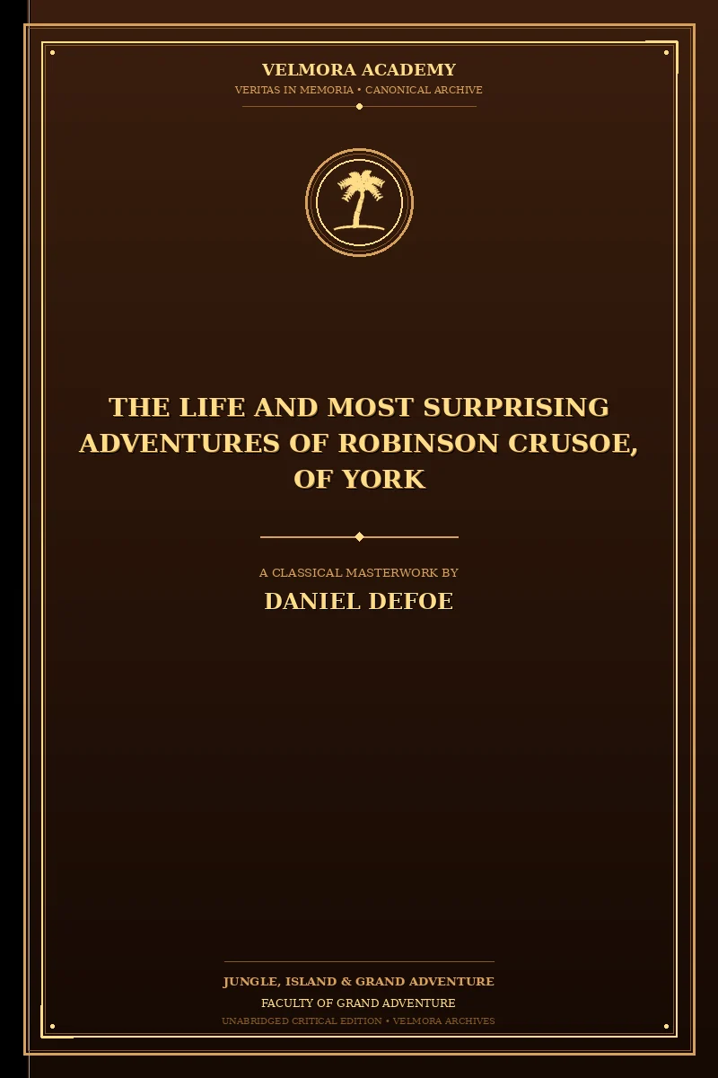 Cover of The Life and Most Surprising Adventures of Robinson Crusoe, of York