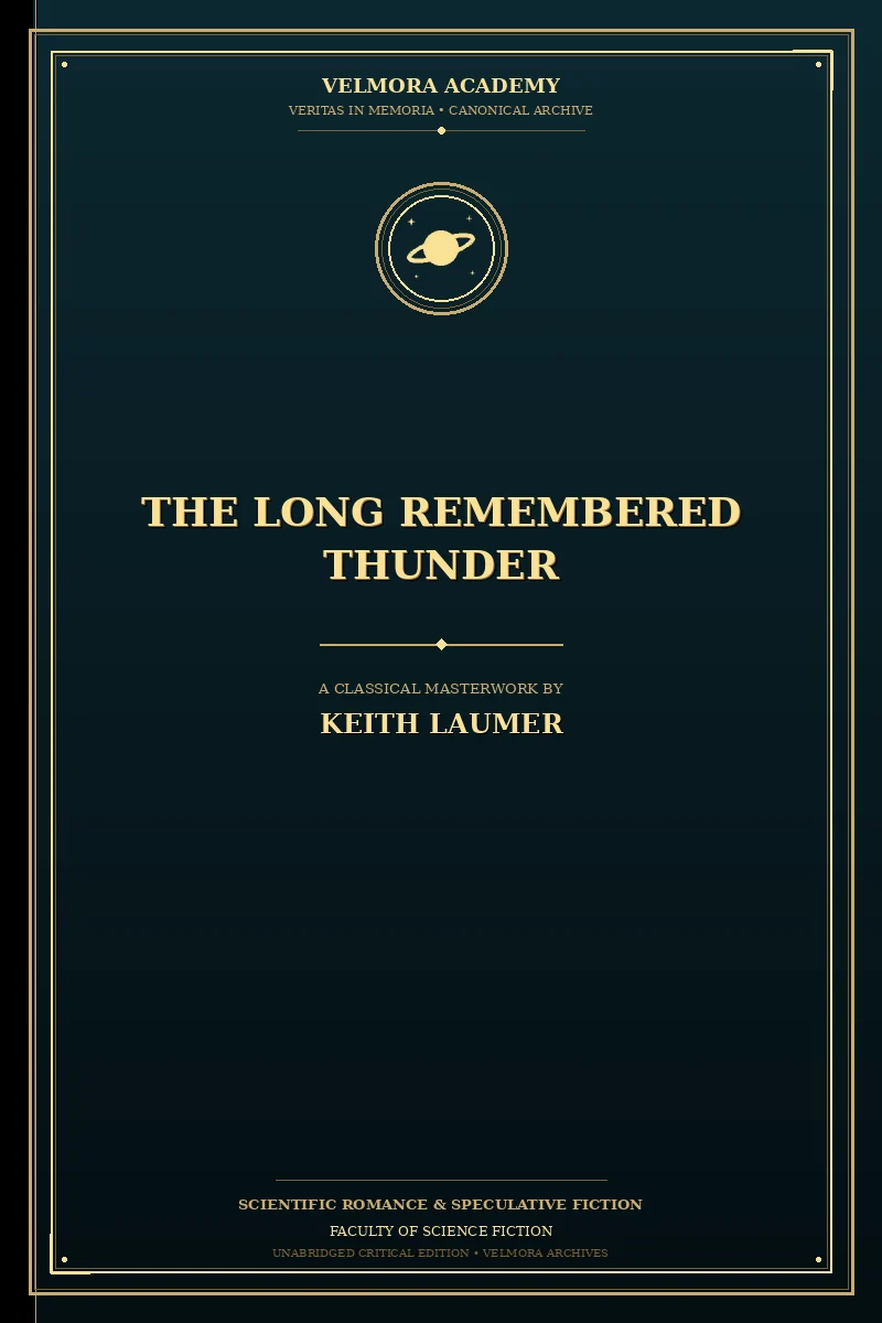 Cover of The Long Remembered Thunder