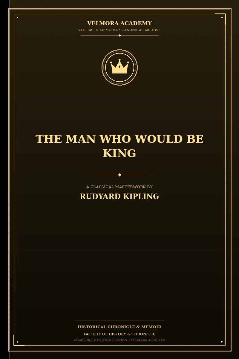 Cover of The Man Who Would Be King