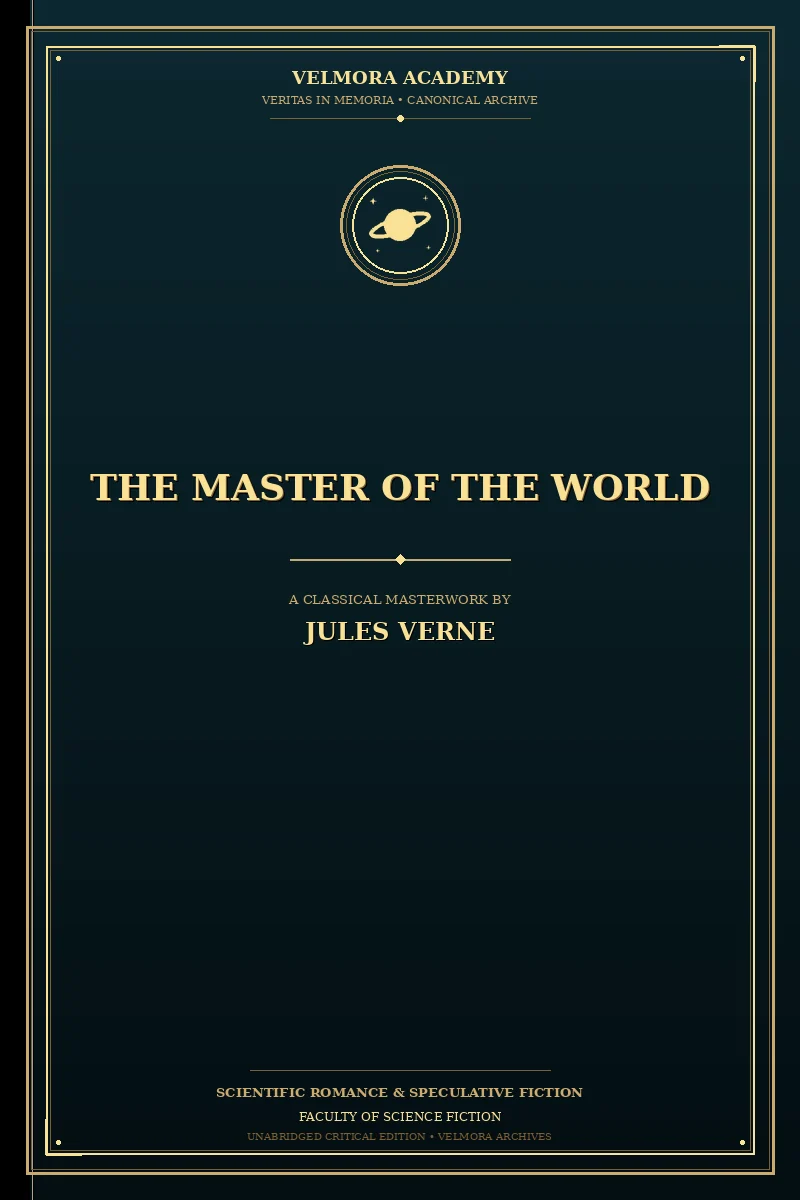 Cover of The Master of the World