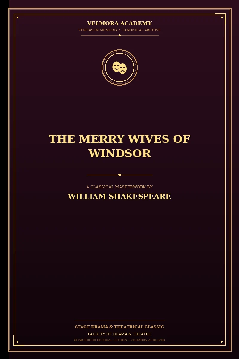 Cover of The Merry Wives of Windsor — The Works of William