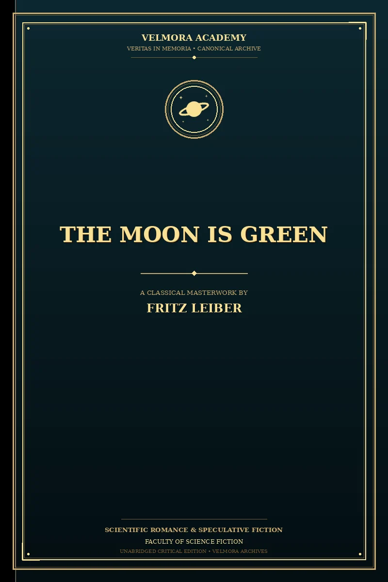Cover of The Moon Is Green
