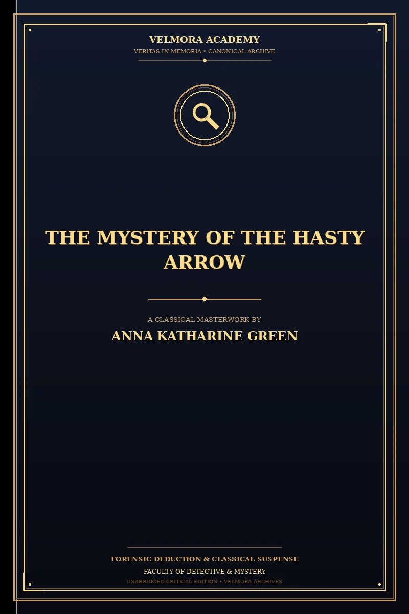 Cover of The Mystery of the Hasty Arrow