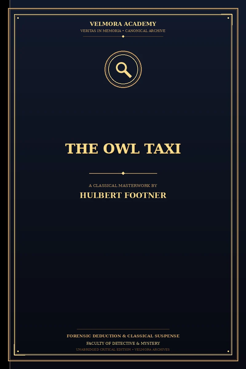 Cover of The Owl Taxi