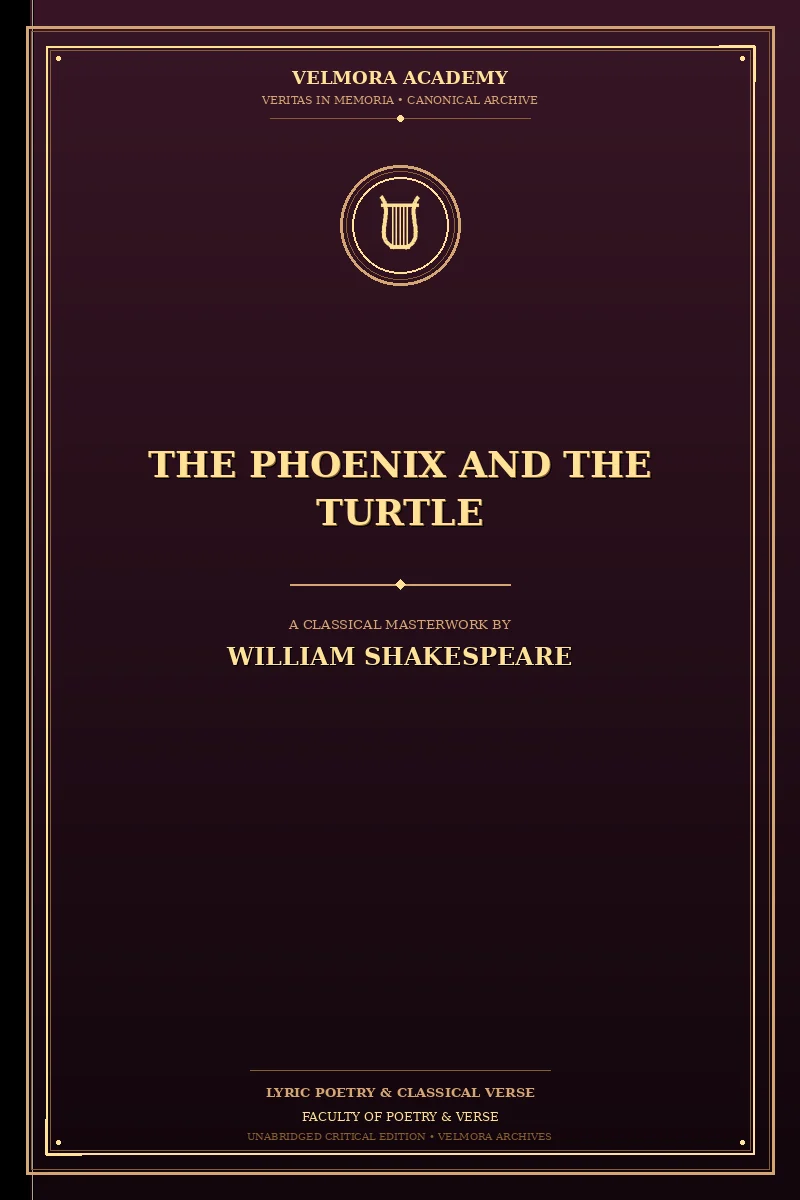 Cover of The Phoenix and the Turtle
