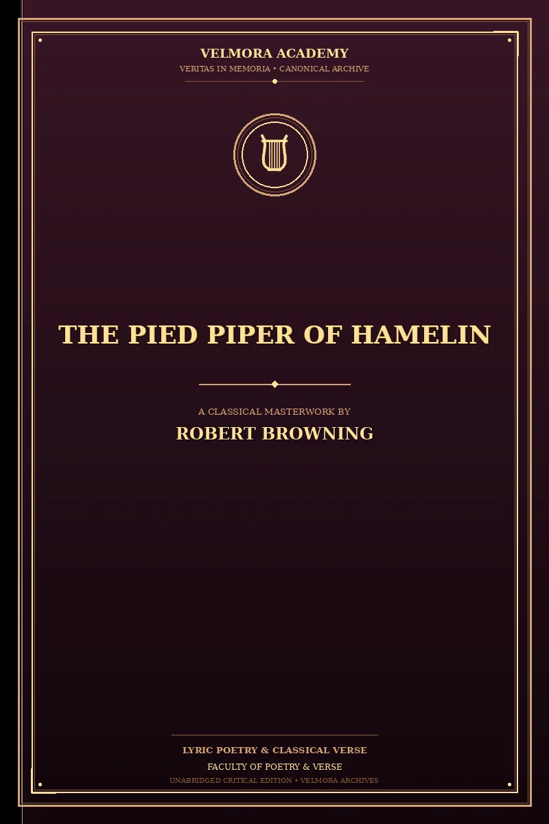 Cover of The Pied Piper of Hamelin