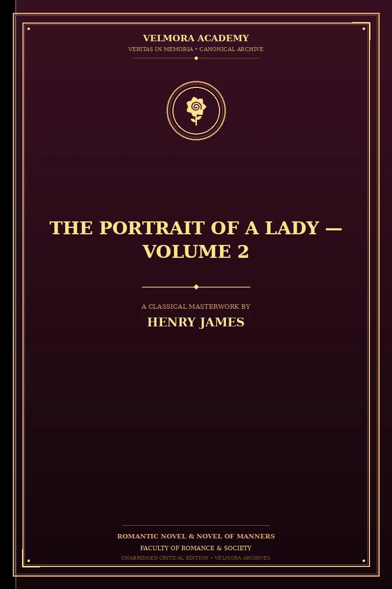 Cover of The Portrait of a Lady — Volume 2