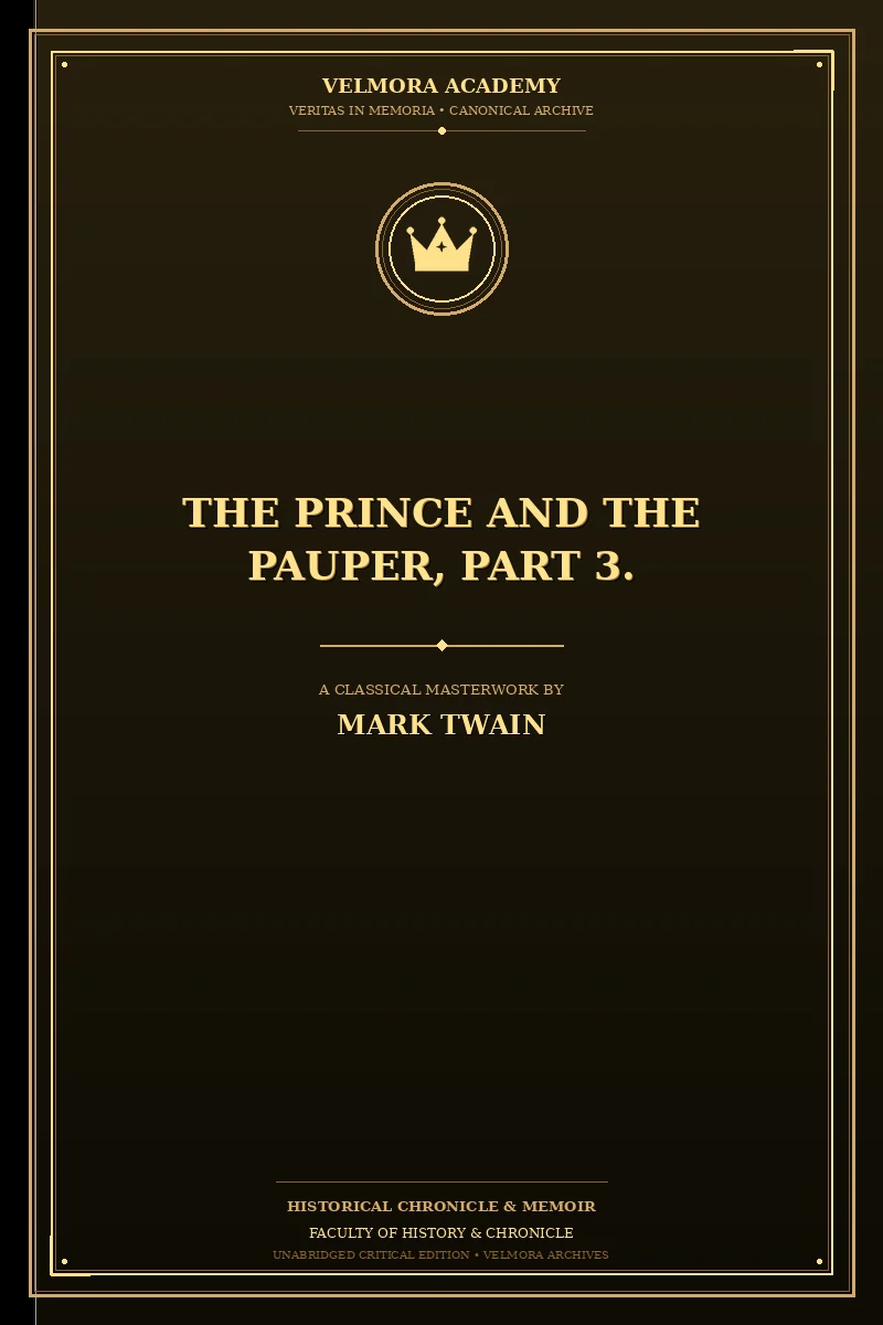 Cover of The Prince and the Pauper, Part 3.