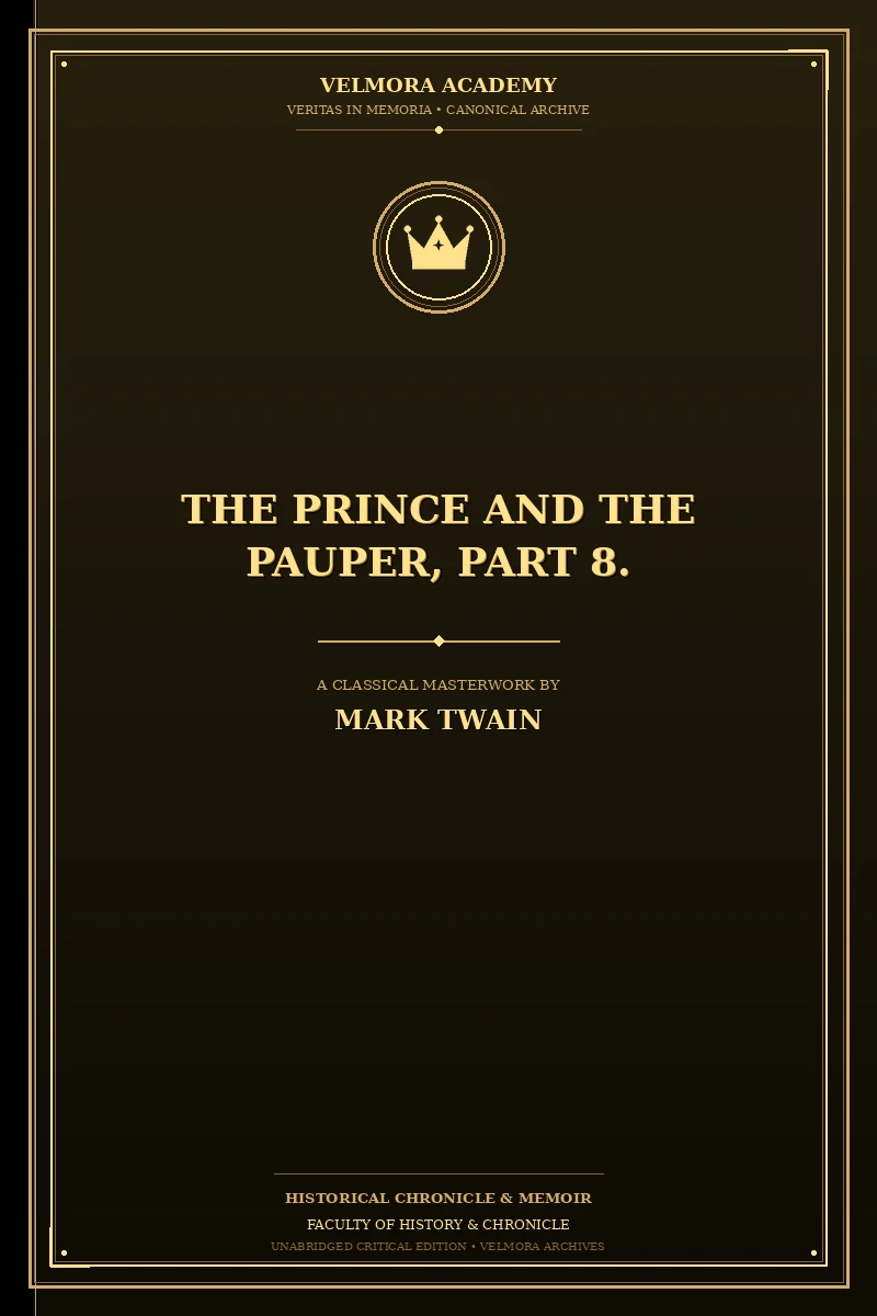 Cover of The Prince and the Pauper, Part 8.