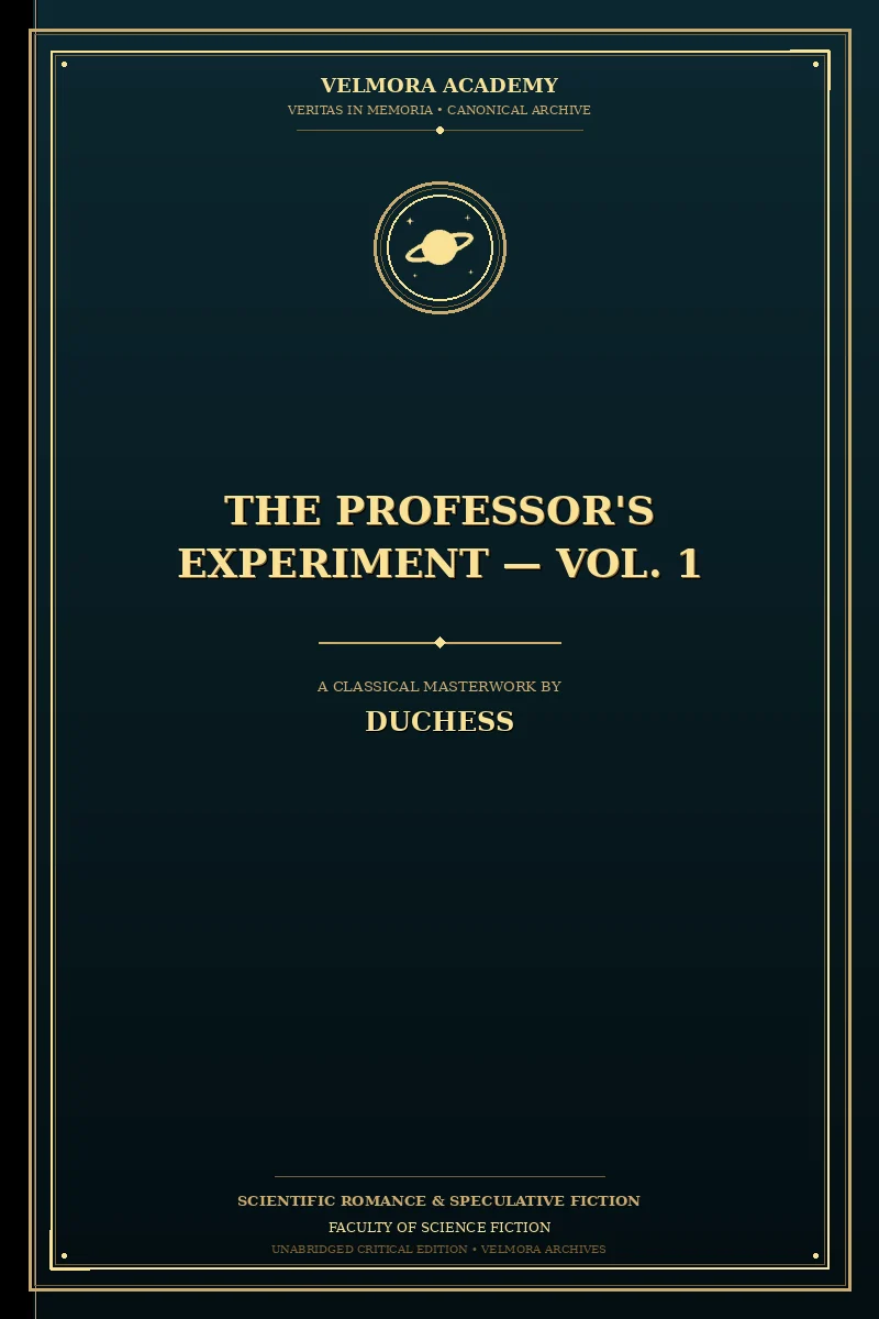 Cover of The professor's experiment — Vol. 1