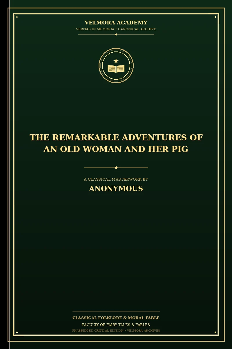 Cover of The Remarkable Adventures of an Old Woman and Her Pig