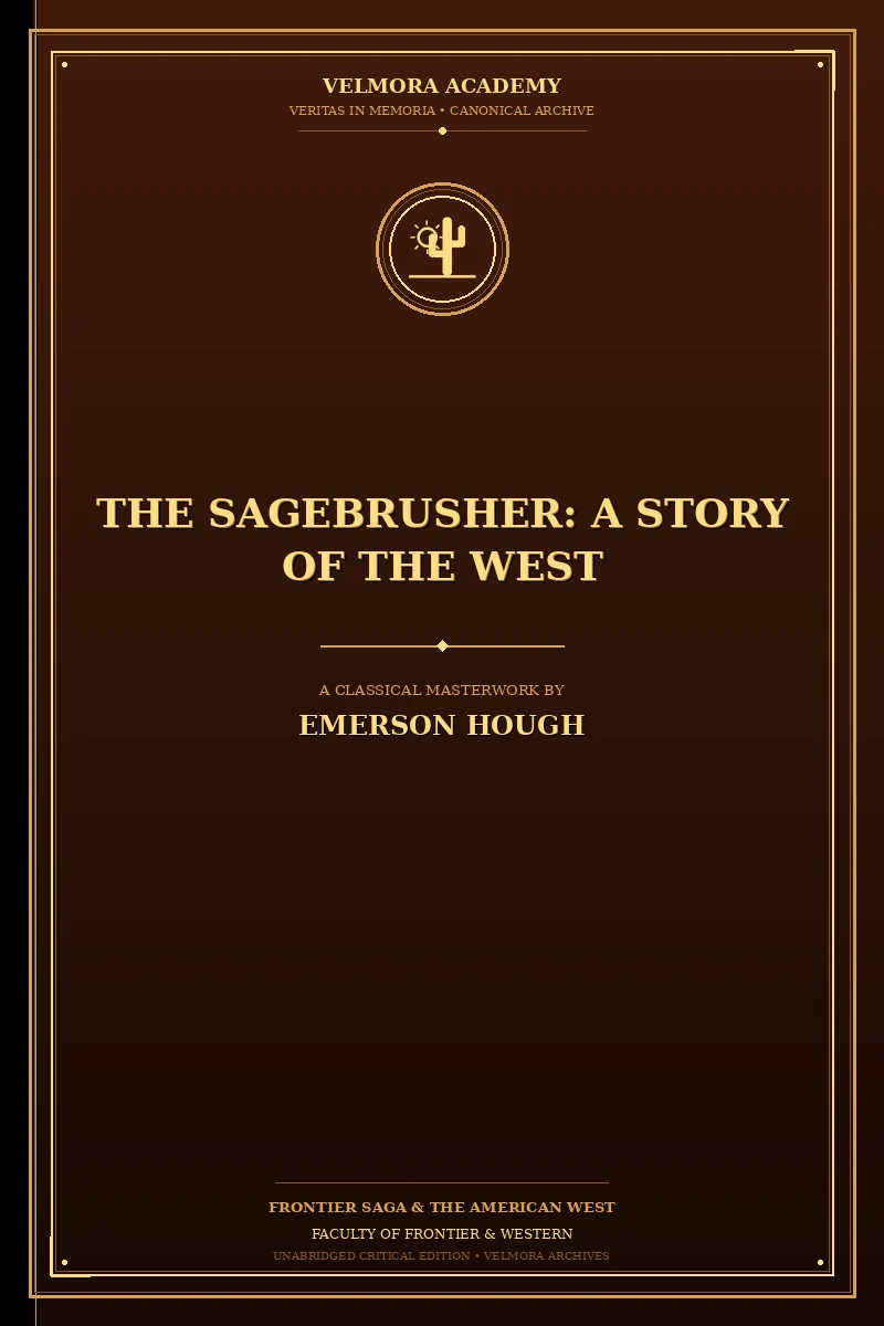 Cover of The Sagebrusher: A Story of the West