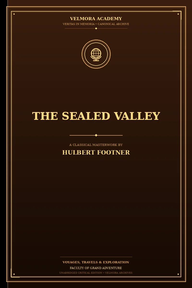 Cover of The Sealed Valley