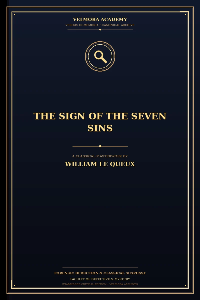 Cover of The Sign of the Seven Sins