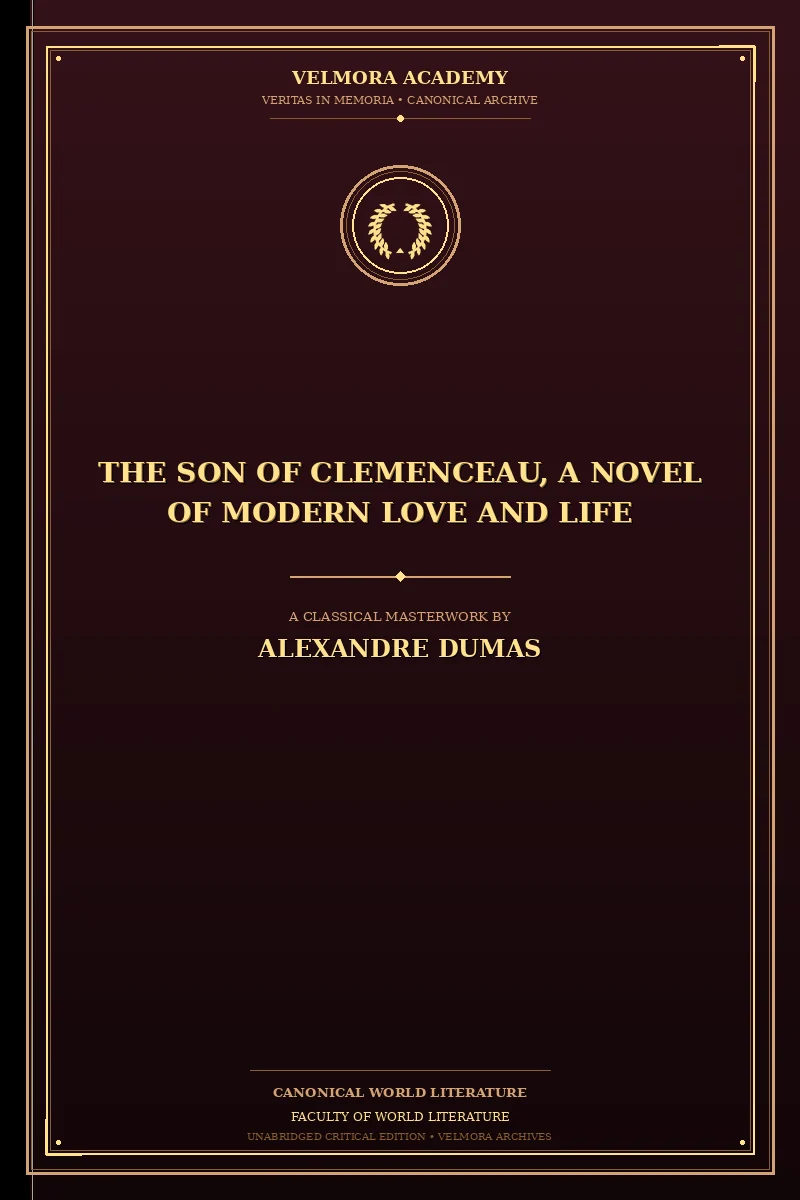 Cover of The Son of Clemenceau, A Novel of Modern Love and Life