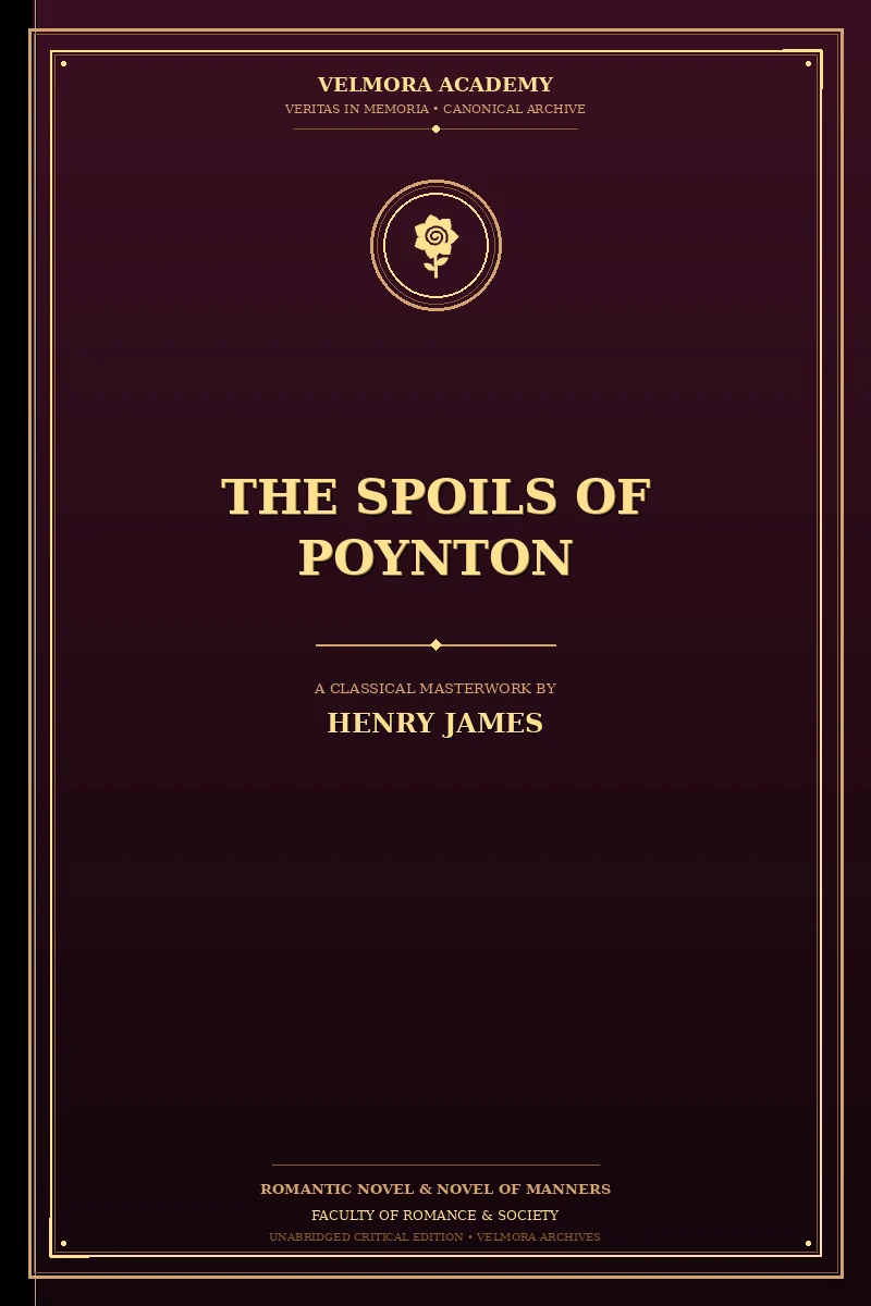 Cover of The Spoils of Poynton
