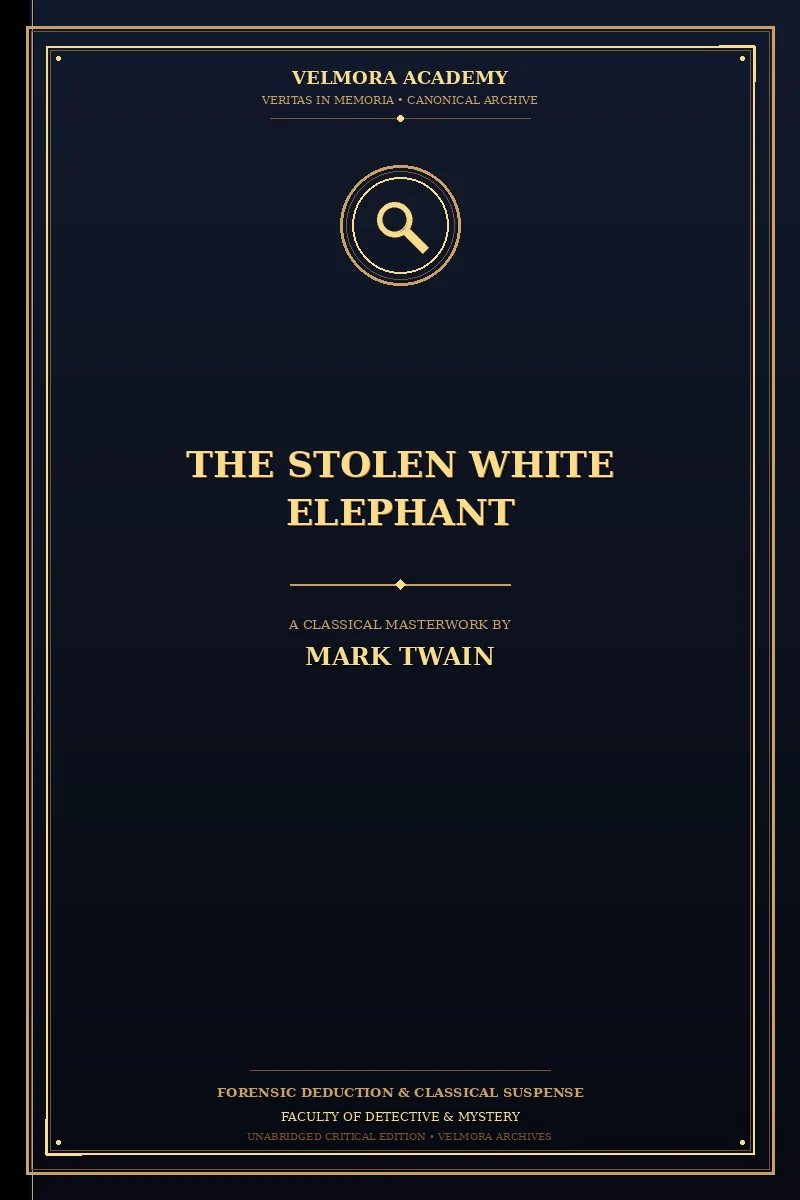 Cover of The Stolen White Elephant