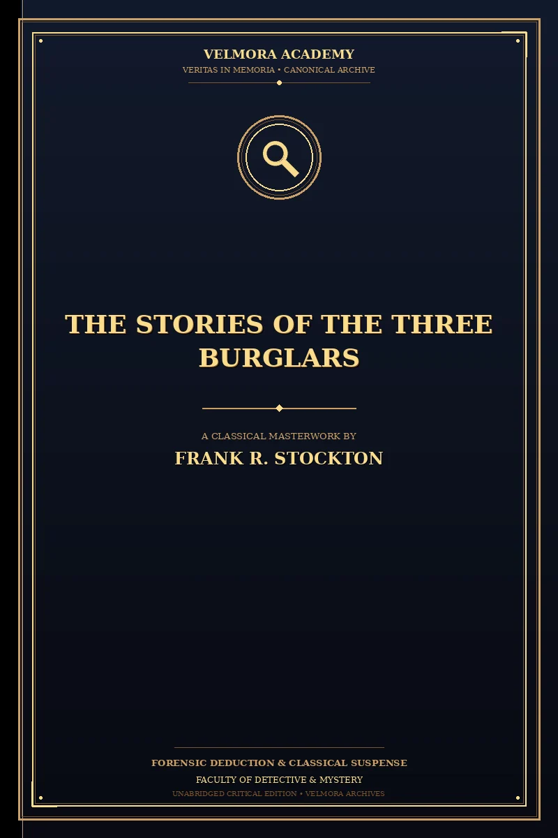 Cover of The Stories of the Three Burglars