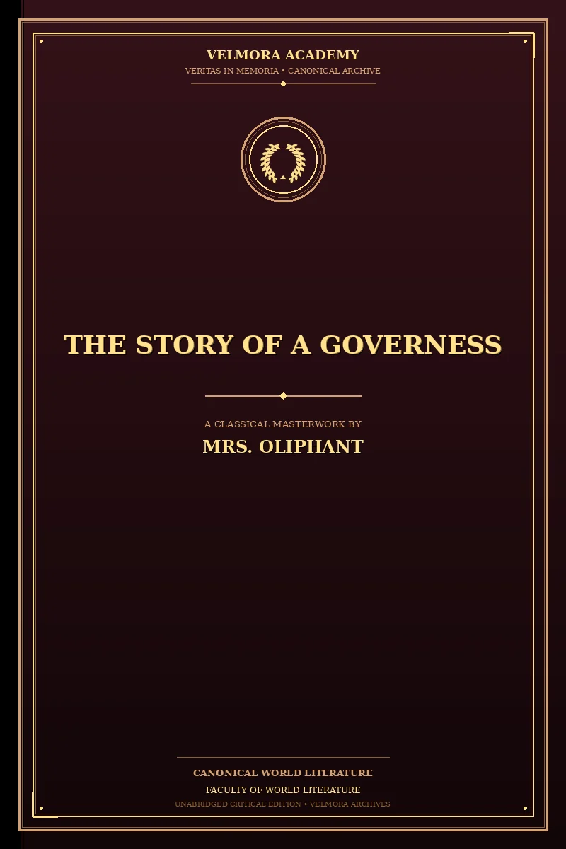 Cover of The Story of a Governess