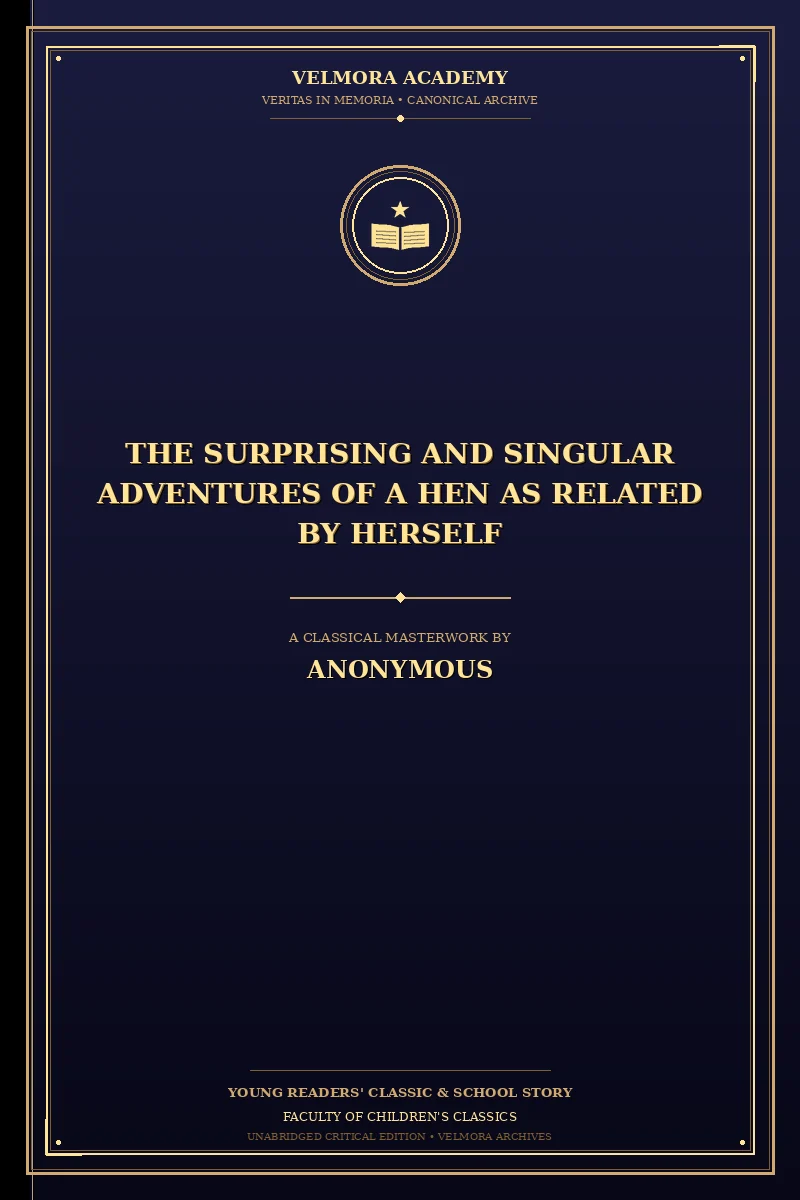 Cover of The Surprising and Singular Adventures of a Hen as Related by Herself
