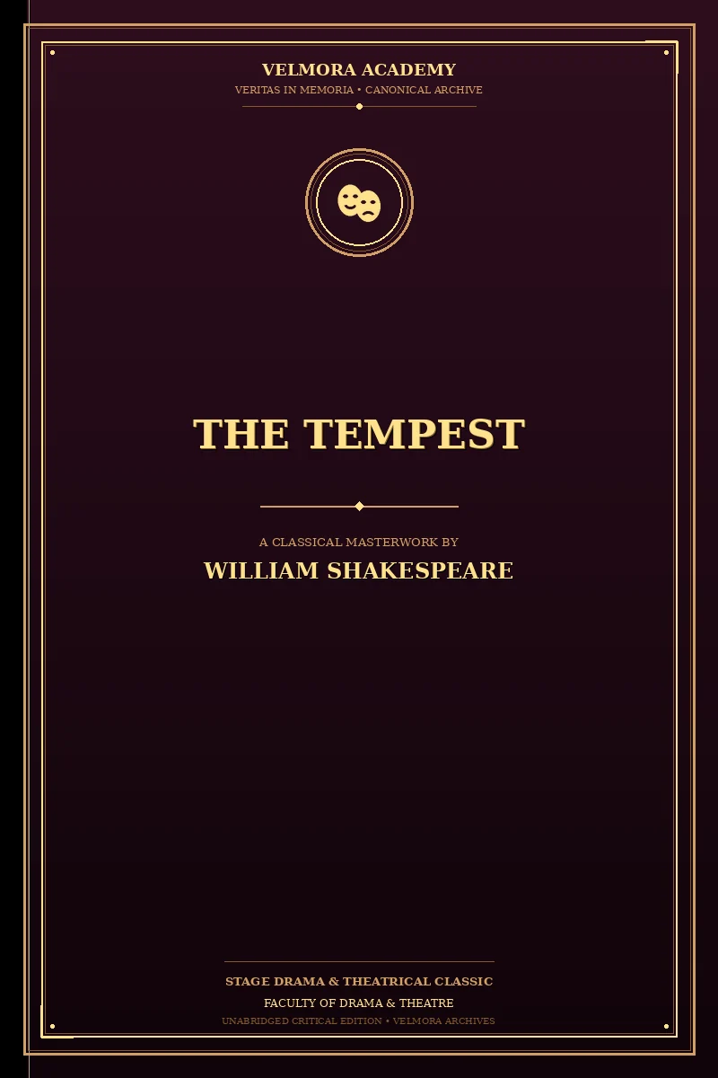 Cover of The Tempest — The Works of William Shakespeare [Cambridge
