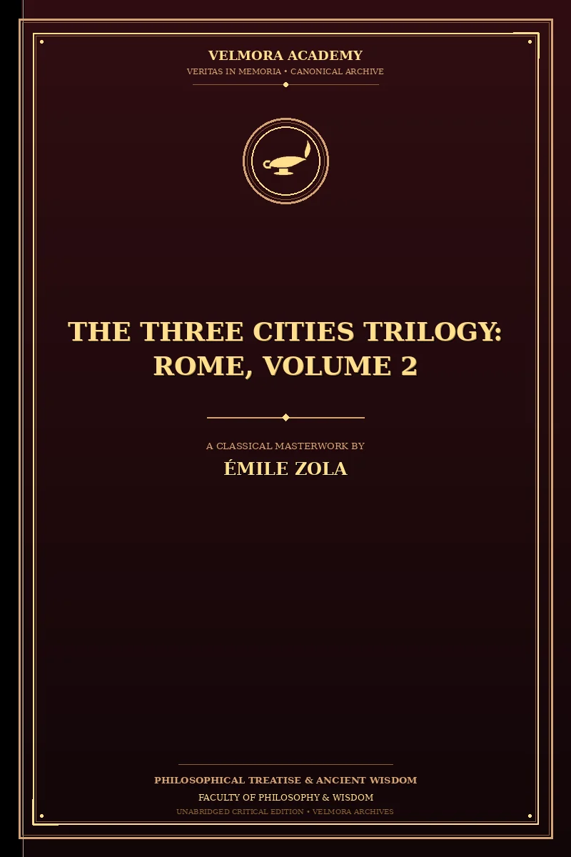 Cover of The Three Cities Trilogy: Rome, Volume 2