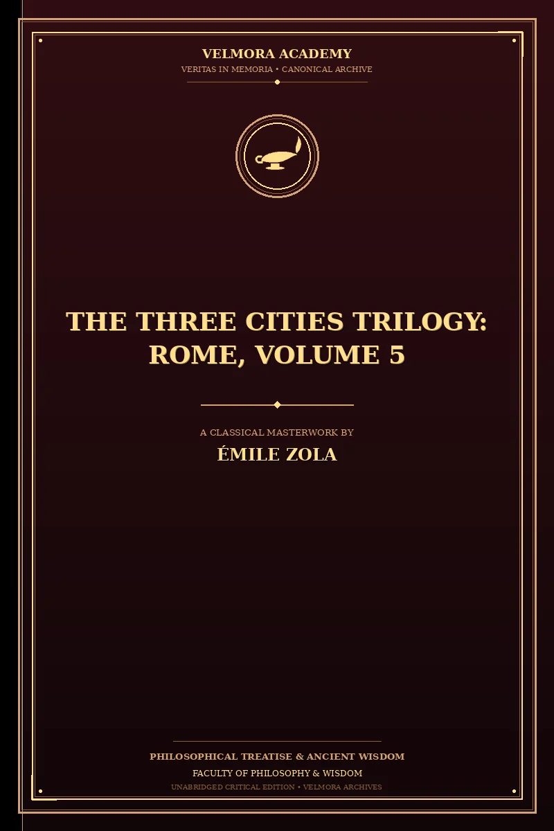 Cover of The Three Cities Trilogy: Rome, Volume 5