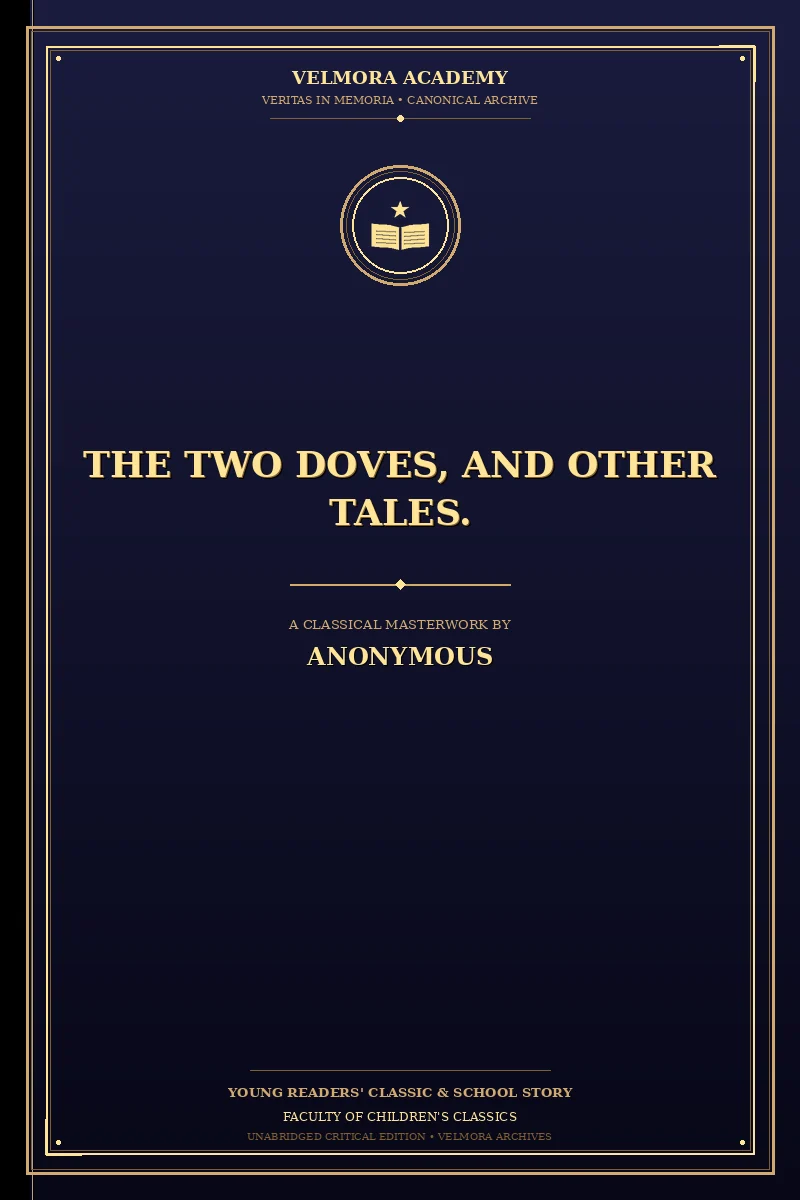 Cover of The Two Doves, and Other Tales. Holiday