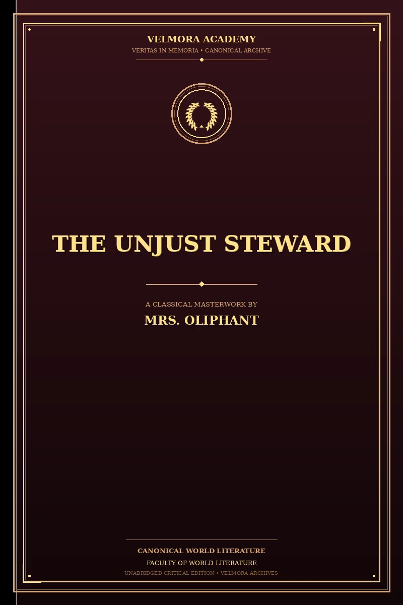 Cover of The Unjust Steward