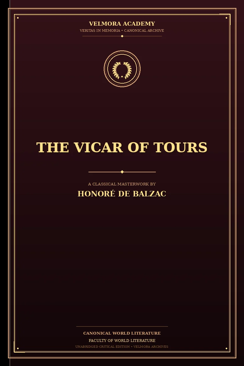 Cover of The Vicar of Tours