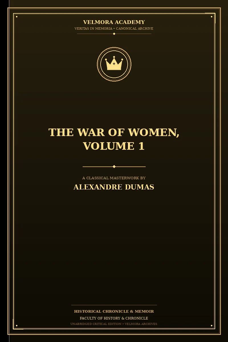Cover of The War of Women, Volume 1