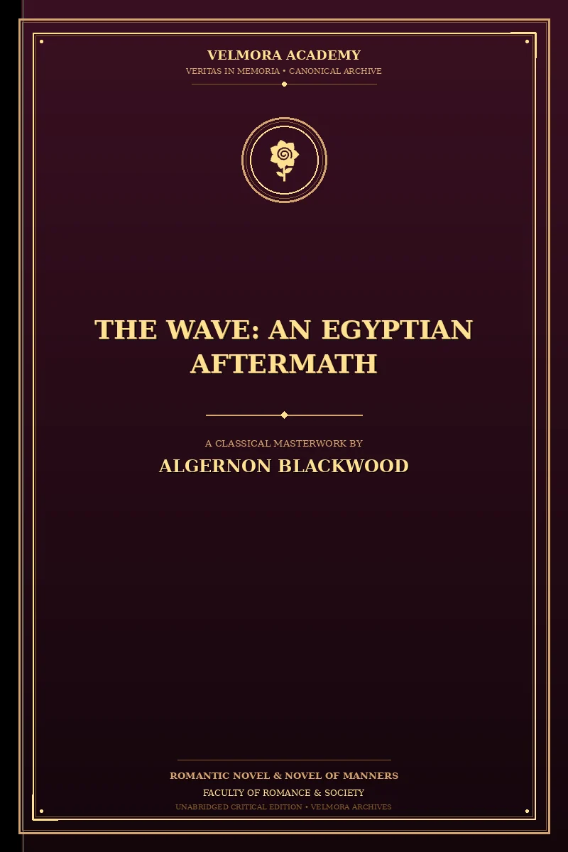 Cover of The Wave: An Egyptian Aftermath