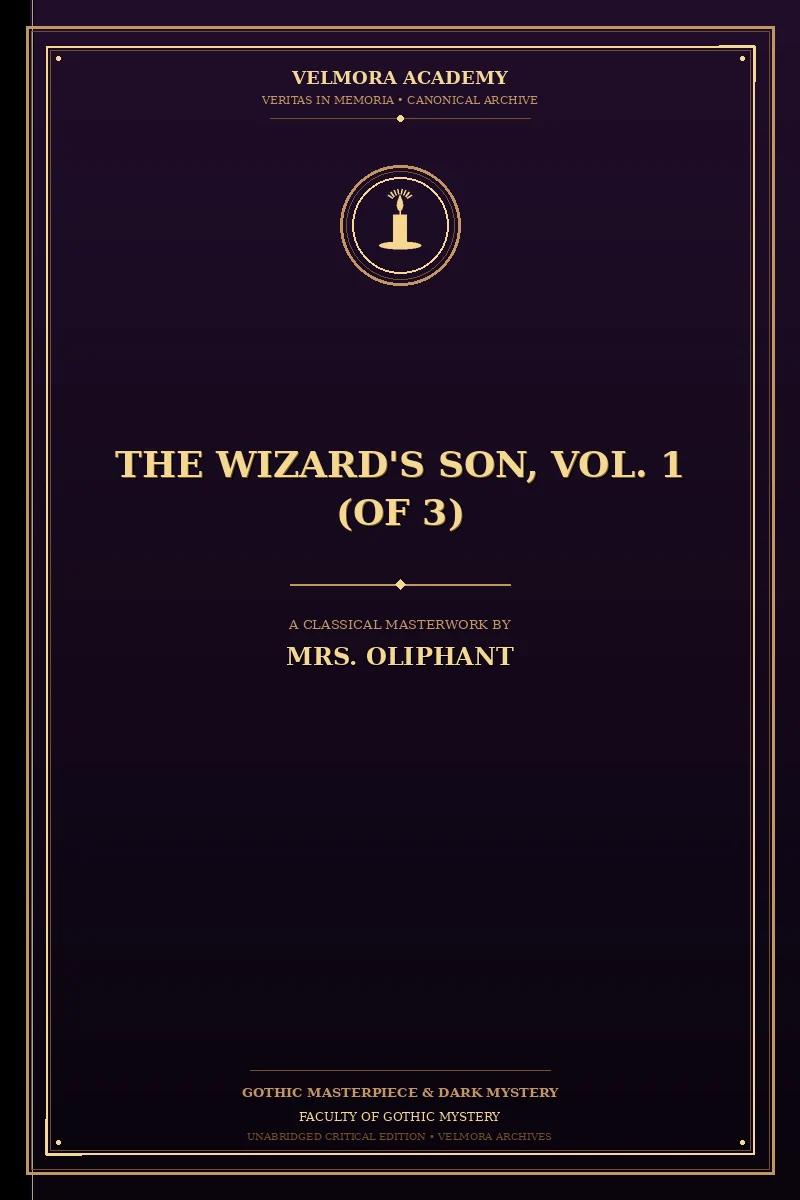 Cover of The Wizard's Son, Vol. 1 (of 3)
