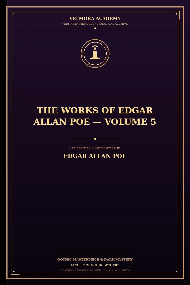 Cover of The Works of Edgar Allan Poe — Volume 5