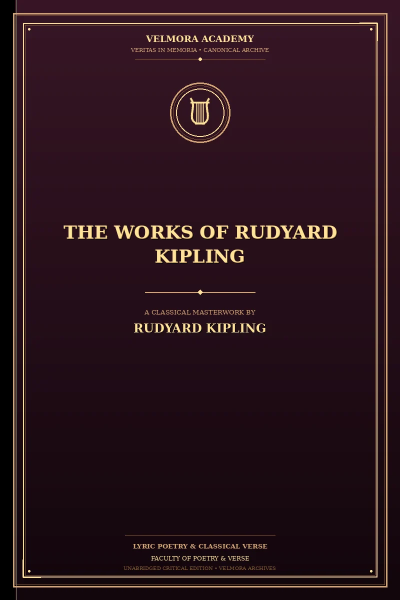 Cover of The Works of Rudyard Kipling
