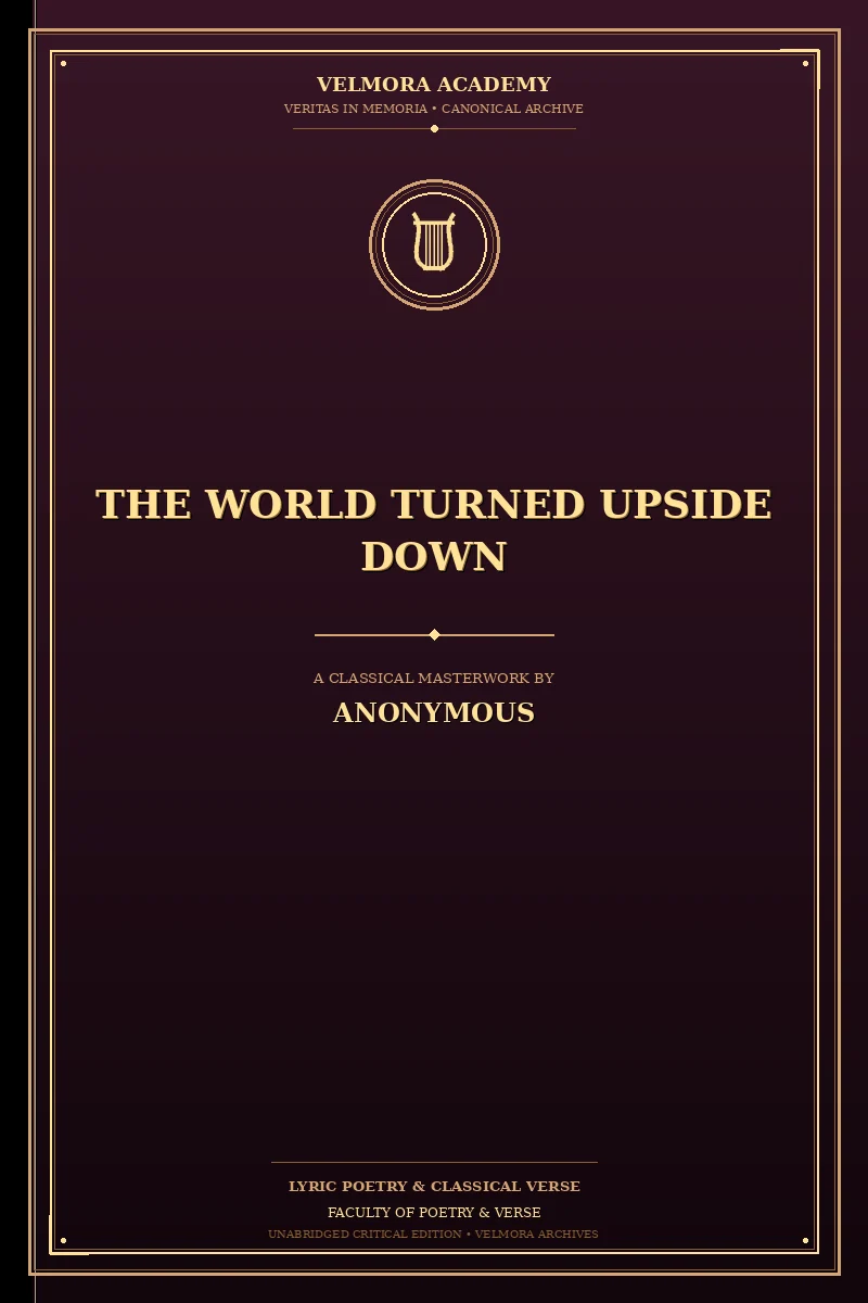 Cover of The World Turned Upside Down