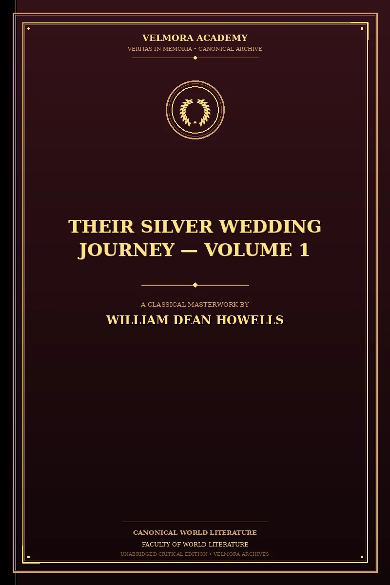 Cover of Their Silver Wedding Journey — Volume 1
